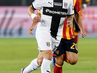 Adrian Bernabe of Parma Calcio is in action during the Serie A match between Lecce and Parma in Lecce, Italy, on September 21, 2024. (