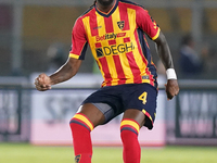 Kialonda Gaspar of US Lecce is in action during the Serie A match between Lecce and Parma in Lecce, Italy, on September 21, 2024. (