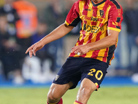 Ylber Ramadani of US Lecce is in action during the Serie A match between Lecce and Parma in Lecce, Italy, on September 21, 2024. (