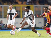 Woyo Coulibaly of Parma Calcio is in action during the Serie A match between Lecce and Parma in Lecce, Italy, on September 21, 2024. (