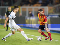 Tete Morente of US Lecce is in action during the Serie A match between Lecce and Parma in Lecce, Italy, on September 21, 2024. (