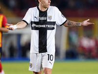 Adrian Bernabe of Parma Calcio is in action during the Serie A match between Lecce and Parma in Lecce, Italy, on September 21, 2024. (