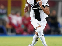 Hernani of Parma Calcio is in action during the Serie A match between Lecce and Parma in Lecce, Italy, on September 21, 2024. (