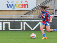 Indiah-Paige Riley of Crystal Palace Women is in action during the Barclays FA Women's Super League soccer match between Tottenham Hotspur W...