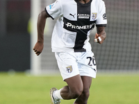 Woyo Coulibaly of Parma Calcio is in action during the Serie A match between Lecce and Parma in Lecce, Italy, on September 21, 2024. (