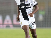 Woyo Coulibaly of Parma Calcio is in action during the Serie A match between Lecce and Parma in Lecce, Italy, on September 21, 2024. (