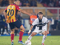 Adrian Bernabe of Parma Calcio is in action during the Serie A match between Lecce and Parma in Lecce, Italy, on September 21, 2024. (