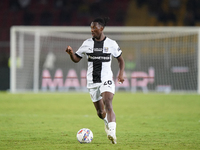 Woyo Coulibaly of Parma Calcio is in action during the Serie A match between Lecce and Parma in Lecce, Italy, on September 21, 2024. (