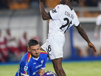 Wladimiro Falcone of US Lecce during the Serie A match between Lecce and Parma in Lecce, Italy, on September 21, 2024. (