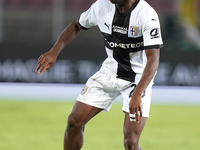 Woyo Coulibaly of Parma Calcio is in action during the Serie A match between Lecce and Parma in Lecce, Italy, on September 21, 2024. (