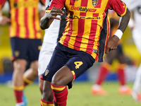 Kialonda Gaspar of US Lecce is in action during the Serie A match between Lecce and Parma in Lecce, Italy, on September 21, 2024. (