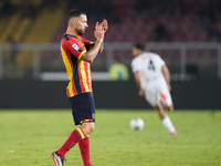 Tete Morente of US Lecce is in action during the Serie A match between Lecce and Parma in Lecce, Italy, on September 21, 2024. (