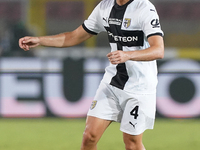 Botond Balogh of Parma Calcio is in action during the Serie A match between Lecce and Parma in Lecce, Italy, on September 21, 2024. (