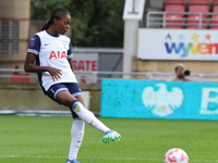 Jessica Naz of Tottenham Hotspur Women is in action during the Barclays FA Women's Super League soccer match between Tottenham Hotspur Women...