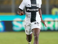 Woyo Coulibaly of Parma Calcio is in action during the Serie A match between Lecce and Parma in Lecce, Italy, on September 21, 2024. (