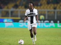 Woyo Coulibaly of Parma Calcio is in action during the Serie A match between Lecce and Parma in Lecce, Italy, on September 21, 2024. (