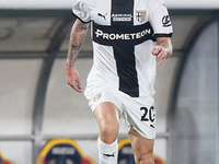 Antoine Hainaut of Parma Calcio is in action during the Serie A match between Lecce and Parma in Lecce, Italy, on September 21, 2024. (