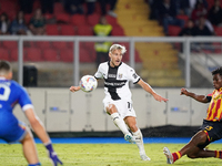 Pontus Almqvist of Parma Calcio is in action during the Serie A match between Lecce and Parma in Lecce, Italy, on September 21, 2024. (