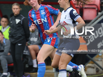 Mateo Oroz of Tottenham Hotspur Women is in action during the Barclays FA Women's Super League soccer match between Tottenham Hotspur Women...