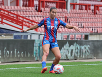 Indiah-Paige Riley of Crystal Palace Women is in action during the Barclays FA Women's Super League soccer match between Tottenham Hotspur W...