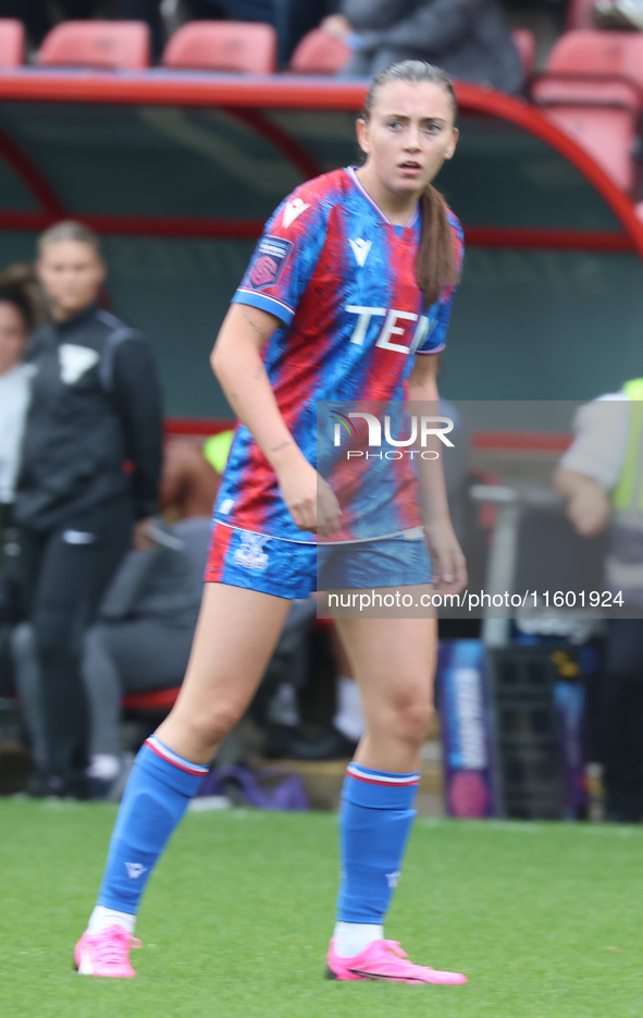 During the Barclays FA Women's Super League soccer match between Tottenham Hotspur Women and Crystal Palace Women at The Breyer Group Stadiu...