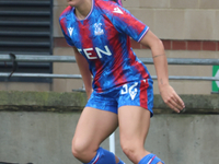 Brooke Aspin (on loan from Chelsea) of Crystal Palace Women is in action during the Barclays FA Women's Super League soccer match between To...