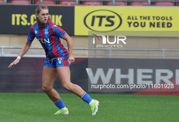 Molly-Mae Sharpe of Crystal Palace Women is in action during the Barclays FA Women's Super League soccer match between Tottenham Hotspur Wom...