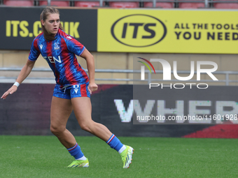 Molly-Mae Sharpe of Crystal Palace Women is in action during the Barclays FA Women's Super League soccer match between Tottenham Hotspur Wom...