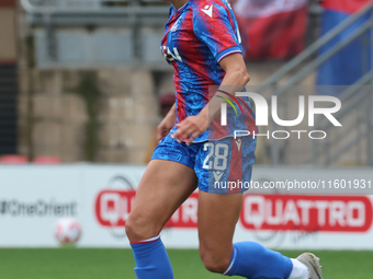 Katie Stengel of Crystal Palace Women plays during the Barclays FA Women's Super League soccer match between Tottenham Hotspur Women and Cry...