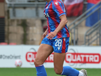 Katie Stengel of Crystal Palace Women plays during the Barclays FA Women's Super League soccer match between Tottenham Hotspur Women and Cry...