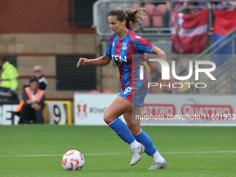 Katie Stengel of Crystal Palace Women plays during the Barclays FA Women's Super League soccer match between Tottenham Hotspur Women and Cry...