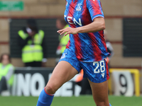 Katie Stengel of Crystal Palace Women plays during the Barclays FA Women's Super League soccer match between Tottenham Hotspur Women and Cry...