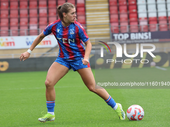 Molly-Mae Sharpe of Crystal Palace Women is in action during the Barclays FA Women's Super League soccer match between Tottenham Hotspur Wom...