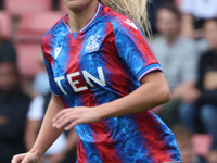 Poppy Pritchard, on loan from Manchester United, is in action during the Barclays FA Women's Super League soccer match between Tottenham Hot...