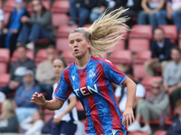 Poppy Pritchard, on loan from Manchester United, is in action during the Barclays FA Women's Super League soccer match between Tottenham Hot...