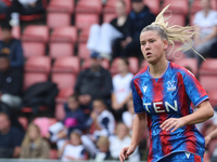 Poppy Pritchard, on loan from Manchester United, is in action during the Barclays FA Women's Super League soccer match between Tottenham Hot...