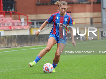 Molly-Mae Sharpe of Crystal Palace Women is in action during the Barclays FA Women's Super League soccer match between Tottenham Hotspur Wom...