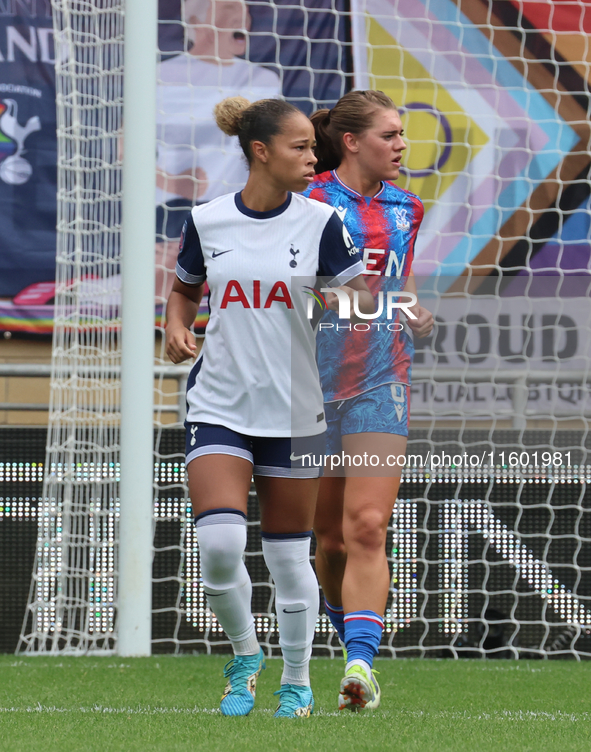 Lenna Gunning-Williams of Tottenham Hotspur Women during the Barclays FA Women's Super League soccer match between Tottenham Hotspur Women a...