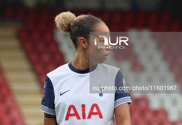 Lenna Gunning-Williams of Tottenham Hotspur Women during the Barclays FA Women's Super League soccer match between Tottenham Hotspur Women a...