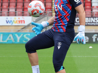 Shae Yanez of Crystal Palace Women warms up before the Barclays FA Women's Super League soccer match between Tottenham Hotspur Women and Cry...