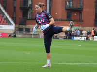 Shae Yanez of Crystal Palace Women warms up before the Barclays FA Women's Super League soccer match between Tottenham Hotspur Women and Cry...