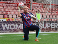 Milla-Maj Majasaari of Crystal Palace Women warms up before the Barclays FA Women's Super League soccer match between Tottenham Hotspur Wome...