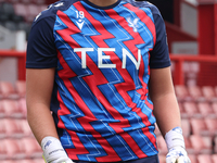 Milla-Maj Majasaari of Crystal Palace Women warms up before the Barclays FA Women's Super League soccer match between Tottenham Hotspur Wome...