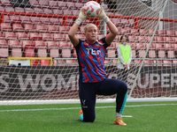 Milla-Maj Majasaari of Crystal Palace Women warms up before the Barclays FA Women's Super League soccer match between Tottenham Hotspur Wome...