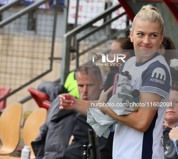 Charlotte Grant of Tottenham Hotspur Women during the Barclays FA Women's Super League soccer match between Tottenham Hotspur Women and Crys...