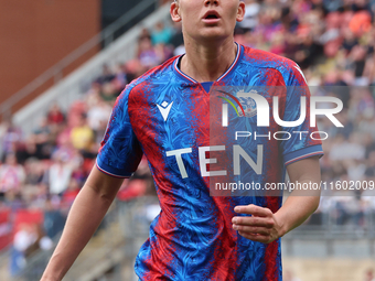 Katrine Veje of Crystal Palace Women during the Barclays FA Women's Super League soccer match between Tottenham Hotspur Women and Crystal Pa...