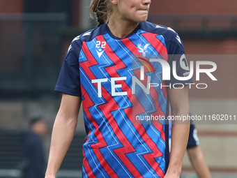 Mille Geji of Crystal Palace Women warms up before the Barclays FA Women's Super League soccer match between Tottenham Hotspur Women and Cry...