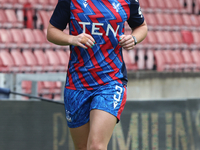 Felicity Gibbons of Crystal Palace Women warms up before the Barclays FA Women's Super League soccer match between Tottenham Hotspur Women a...