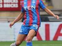 Katie Stengel of Crystal Palace Women plays during the Barclays FA Women's Super League soccer match between Tottenham Hotspur Women and Cry...