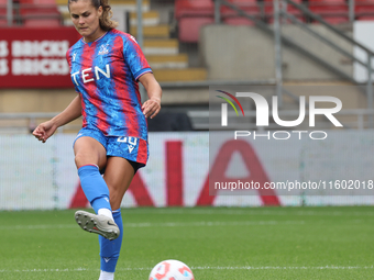 Katie Stengel of Crystal Palace Women plays during the Barclays FA Women's Super League soccer match between Tottenham Hotspur Women and Cry...